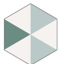 BALDOSA HIDRAULICA 20X23X1,5 HEXAGONAL MODELO 608 - DMS